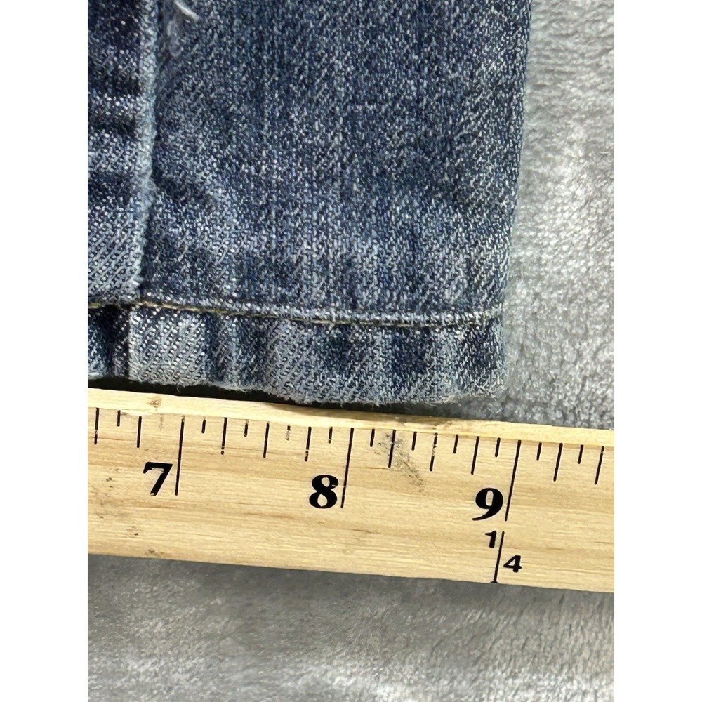Guess Y2K Jeans Womens Sz 26 Blue Bootcut Western Cowgirl Boho Low Rise Denim - Picture 13 of 14